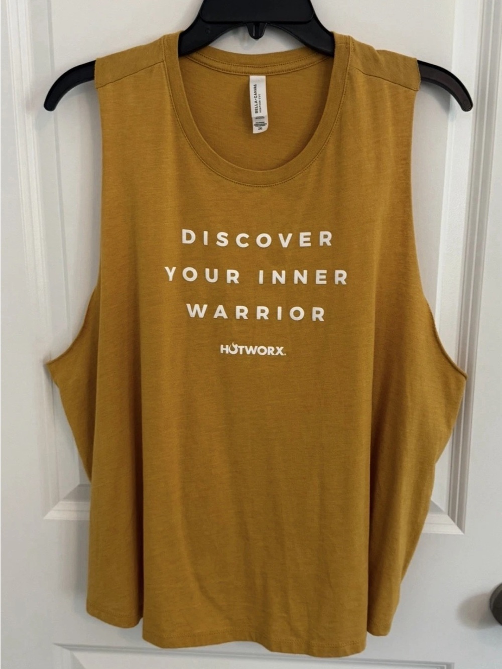 Hotworx Top Discover Your Inner Warrior Yellow 2XL Women
